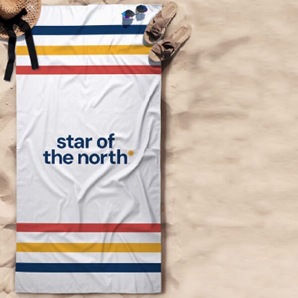 Star of the North Beach Towel Thumbnail