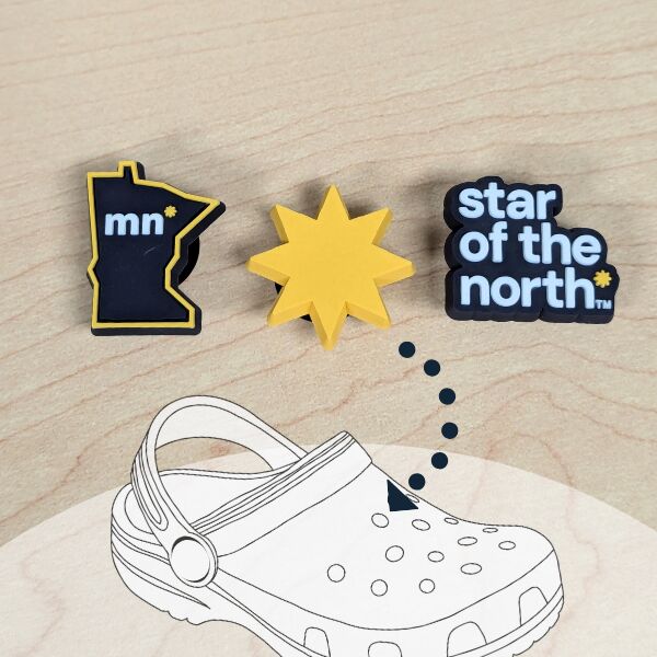 Star of the North Shoe Charms Thumbnail